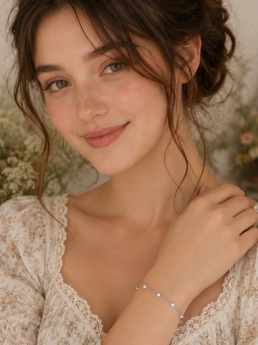 ✨Sterling Silver 925 Dainty Bracelet Bezel CZ | Diamond Look